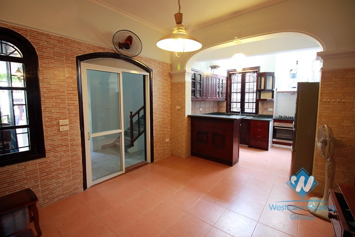 Nice french-designed house for rent near Xuan Dieu street, Tay Ho, Hanoi